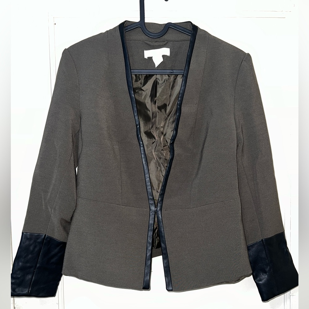 Olive color suit jacket